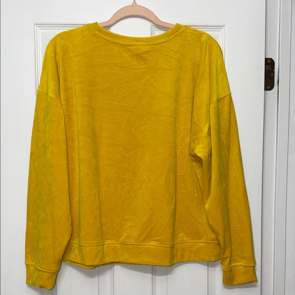 LOFT Mustard Yellow Sweatshirt - Picture 5 of 5